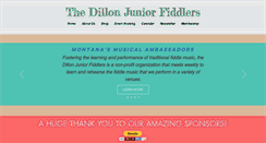 Desktop Screenshot of dillonjuniorfiddlers.com